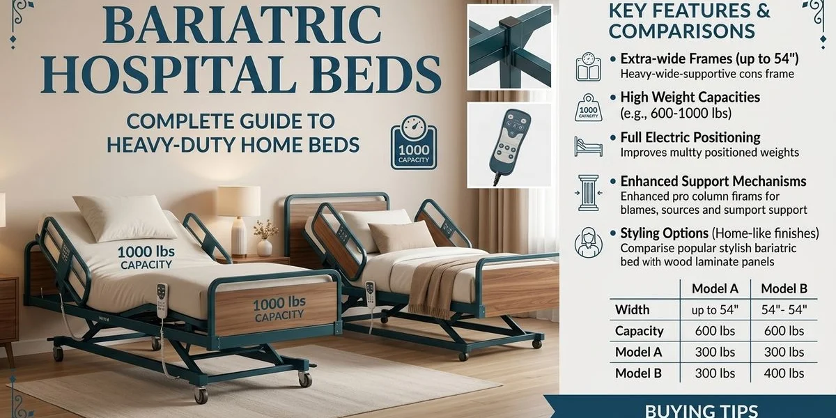 Bariatric Hospital Beds: A Complete Guide to Heavy-Duty Home Beds