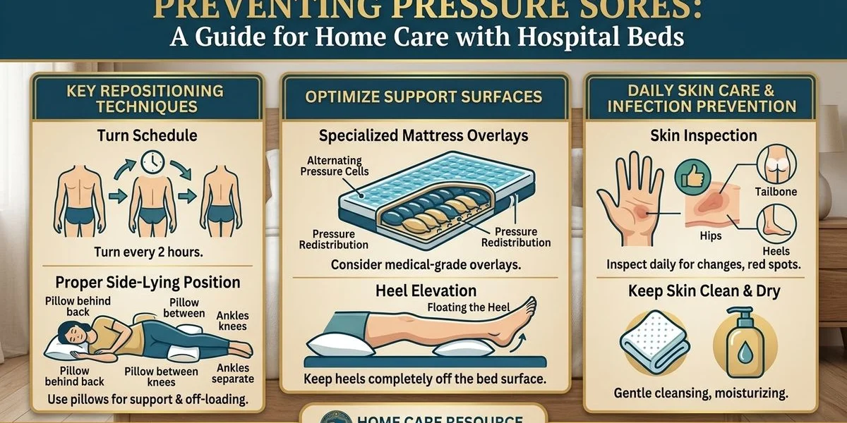 How to Prevent Pressure Sores When Using a Hospital Bed at Home